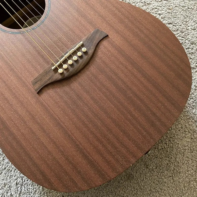 38" Parlor Acoustic Guitar, Mahogany Body and Neck, Rosewood Fingerboa