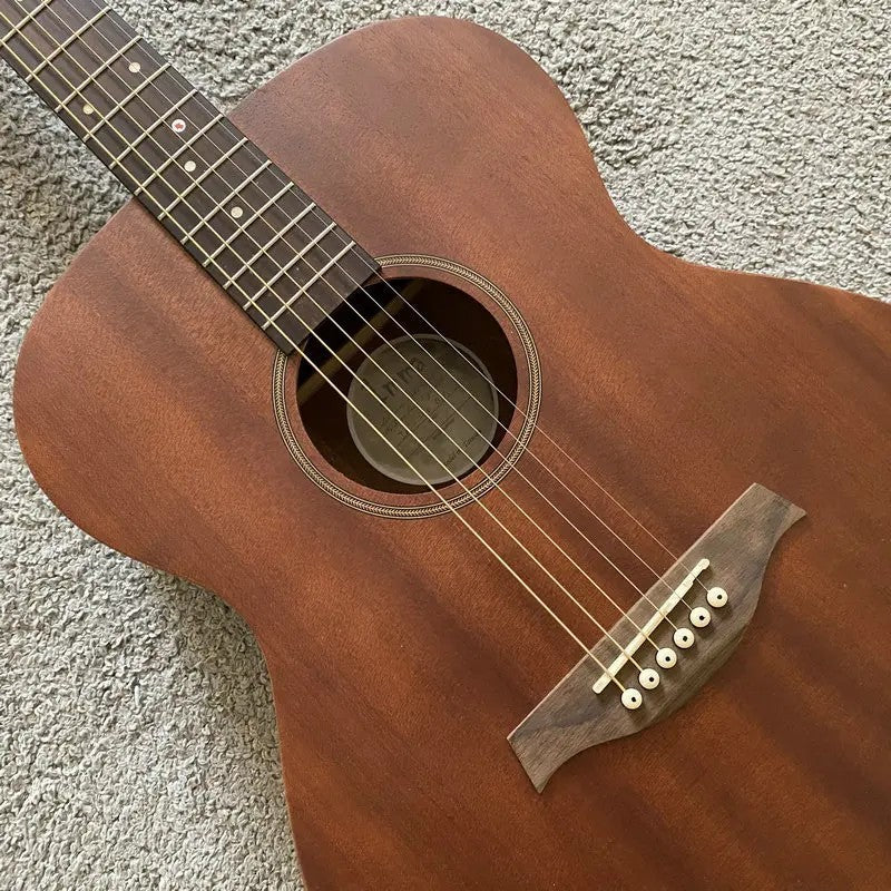 40' Acoustic Guitar, Solid Mahogany Body, Rosewood Fingerboard Neck