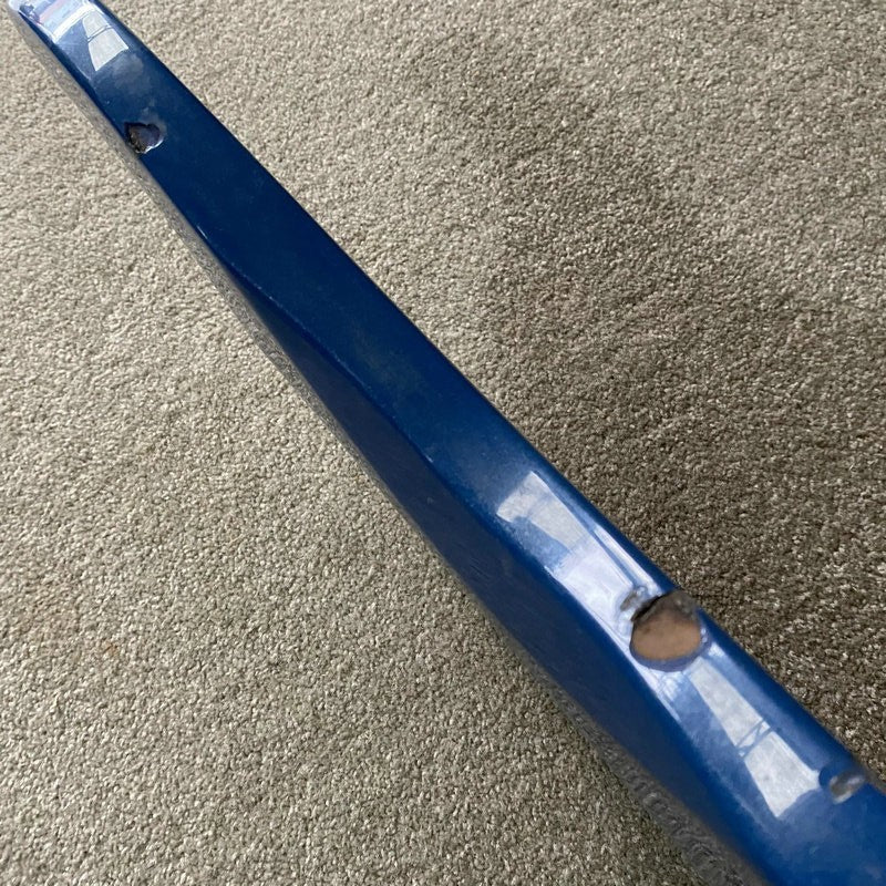 Blue 4 String Electric Bass Basswood Body