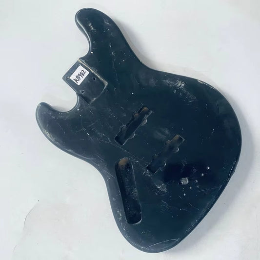 Basswood Black 4 String Bass Body Fit Jazz Bass