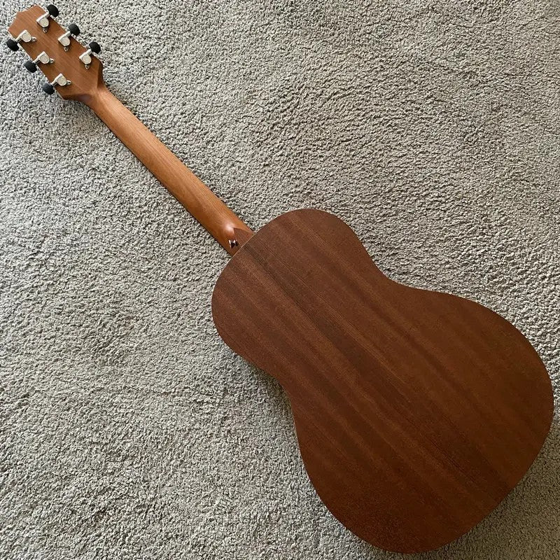 38" Parlor Acoustic Guitar, Mahogany Body and Neck, Rosewood Fingerboa