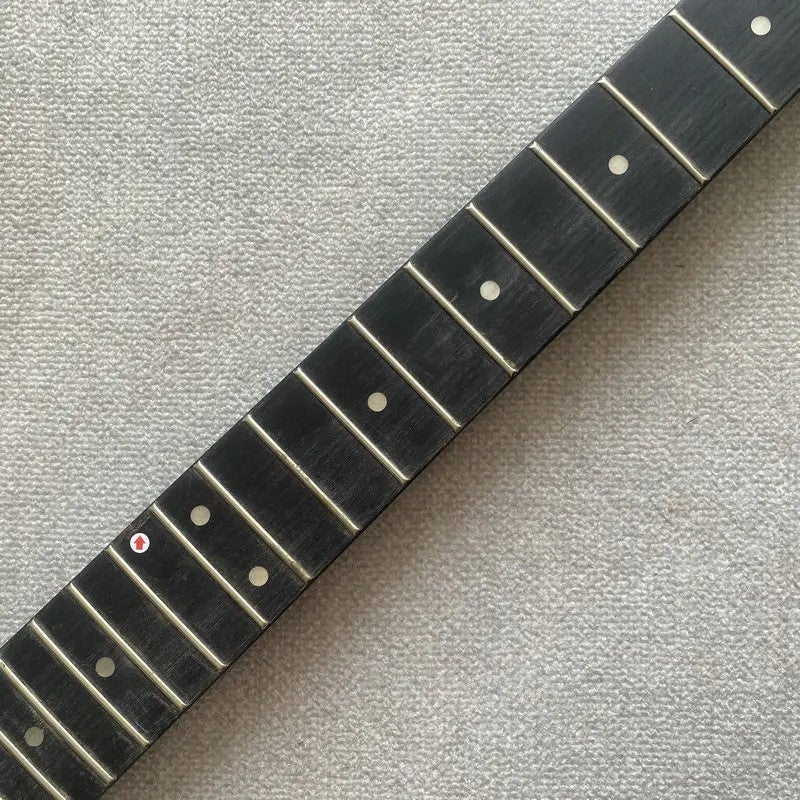 Matte Black Guitar Maple Wood Neck, Rosewood 22 Frets Fretboard