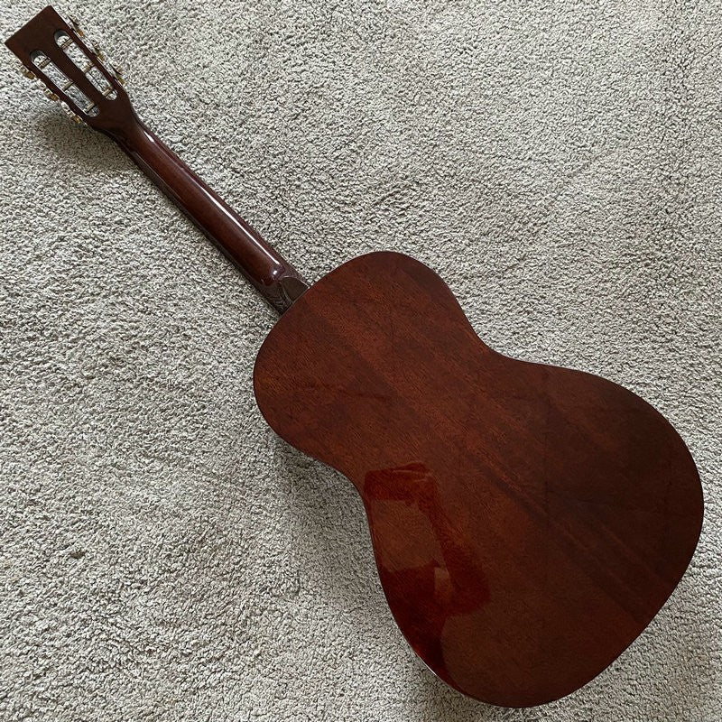 38 Inch Parlor Crossover Guitar, Spruce Top Body, Mahogany Neck