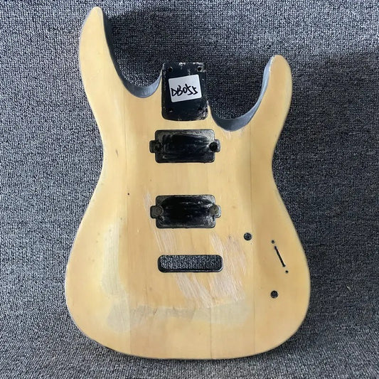 Solid Basswood HH Guitar Double Cutaway Body DIY Project