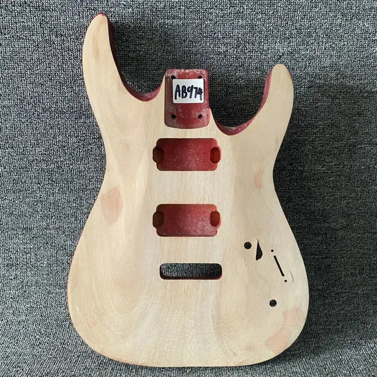 Red Basswood HH Guitar DIY Project Body