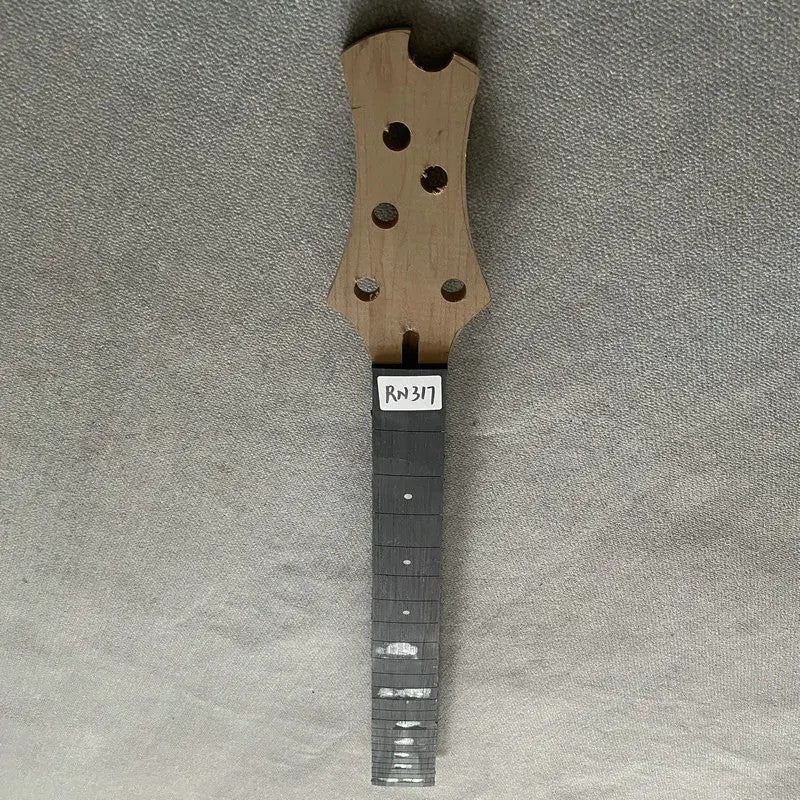 Maple Wood 5 String Bass Neck, Rosewood Fingerboard DIY Project