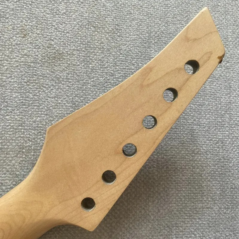 Black Maple Wood Electric Guitar Neck, 24 Frets Rosewood Fretboard