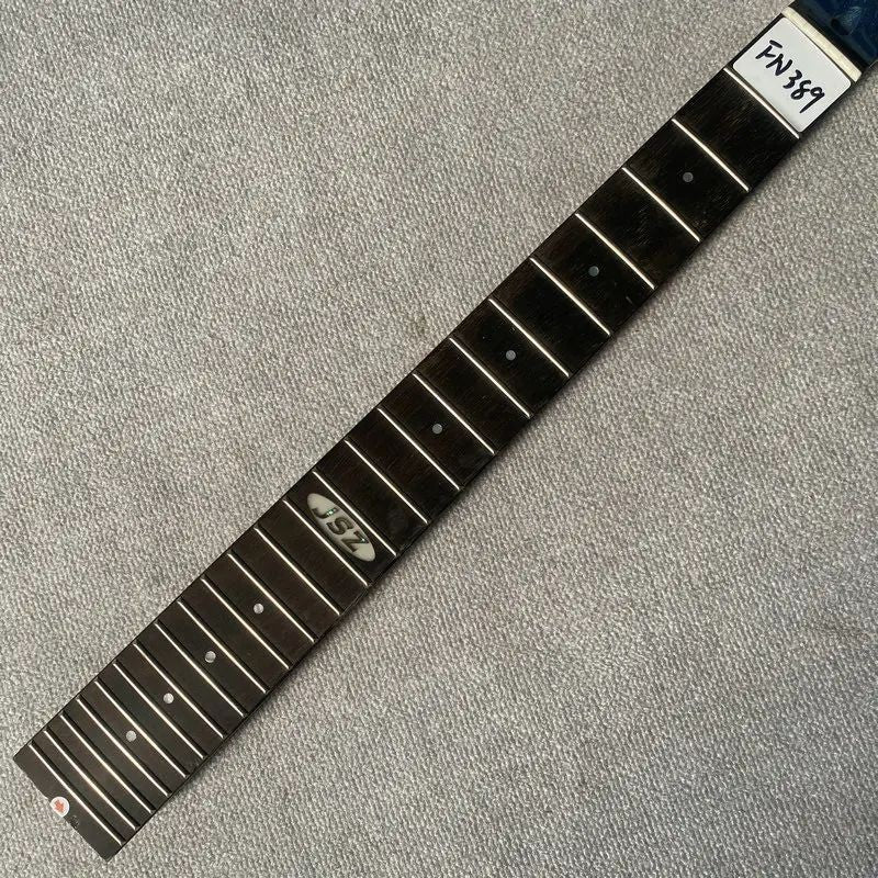 Blue Maple Wood Guitar Neck, Rosewood Fingerboard 24 Frets
