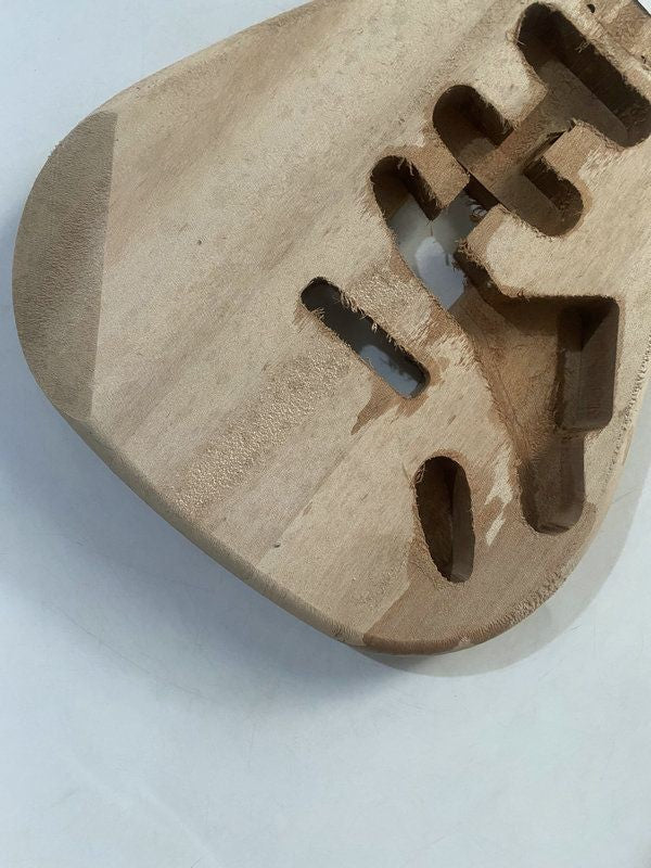 Unfinished SSS Basswood Guitar Body Fit Strat ST