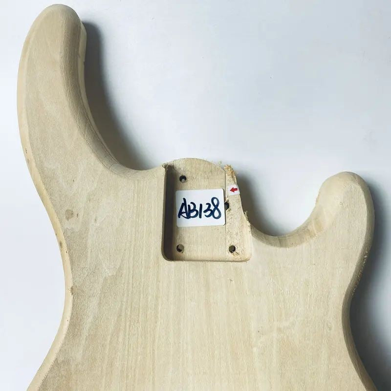 Unfinished Basswood Electric Bass Guitar Body DIY Project