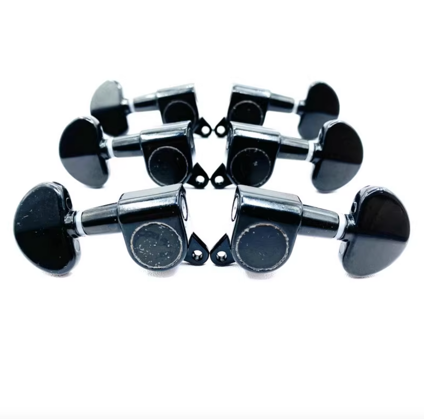 Black 3x3 Guitar Machine Heads Tuning Pegs Fit Ibanez,Peavey,Washburn,