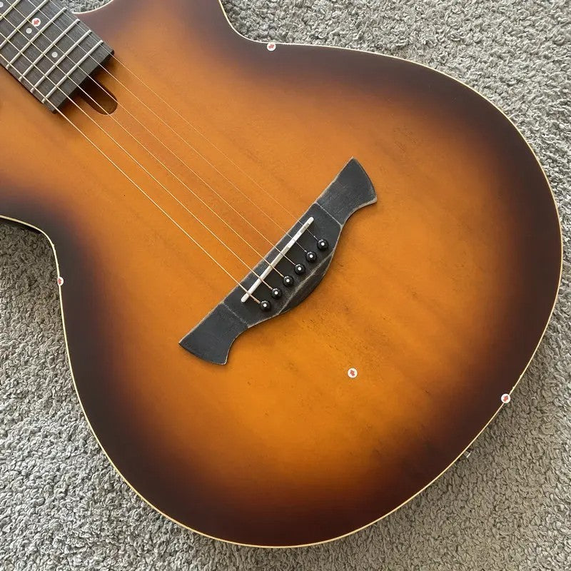 Sunburst Tagima Modena Electric Acoustic Guitar, Maple Neck Rosewood F