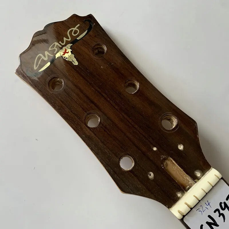 Red DIY Project Guitar Mahogany Body with Maple Neck, Rosewood Fingerb