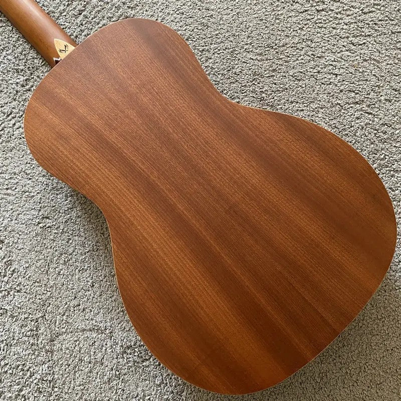 38" Parlor Acoustic Guitar, Solid Top Spruce Body, Mahogany Neck