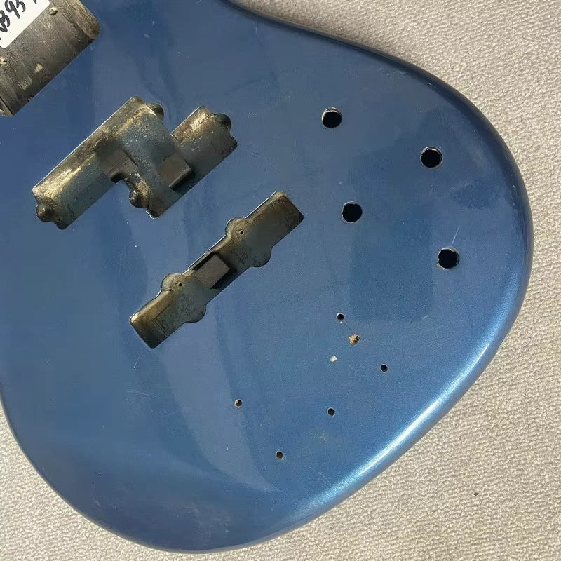 Metallic Blue 4 String Bass Basswood Body DIY Project