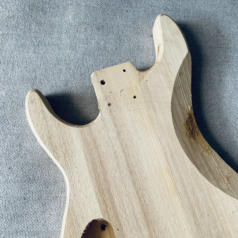 HH Basswood Unfinished Guitar Body, String Through Bridge