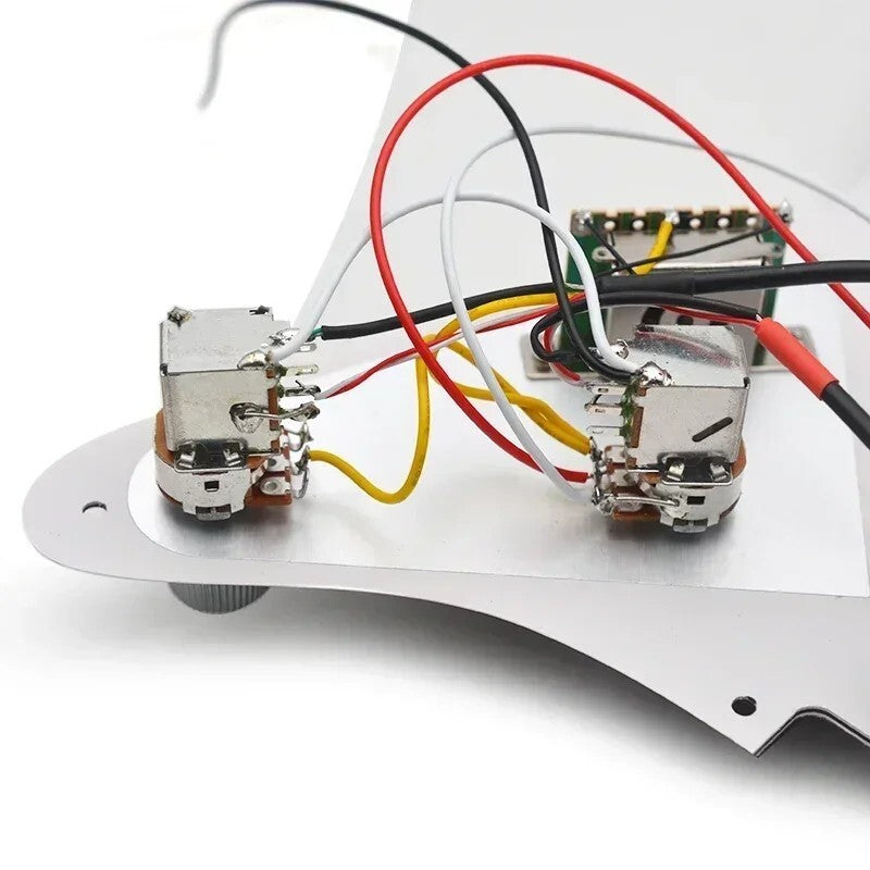 Red Tortoise Shell Guitar HH Loaded Prewired Pickguard For Stratocaste