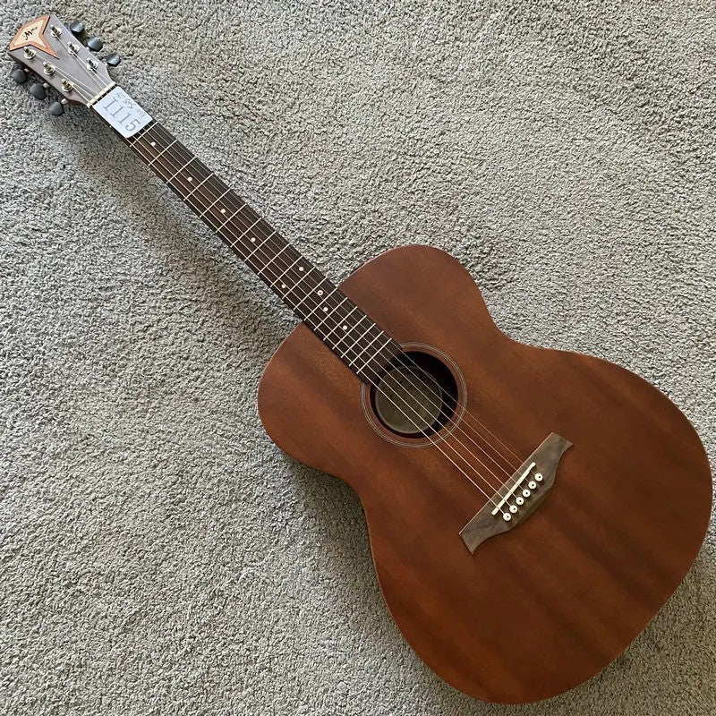 40' Acoustic Guitar, Solid Mahogany Body, Rosewood Fingerboard Neck