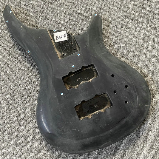 Black 4 String Bass Basswood Body