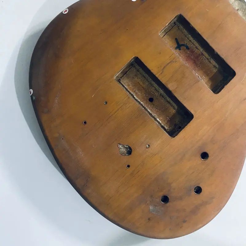 Brown DIY Project Electric Bass Basswood Body