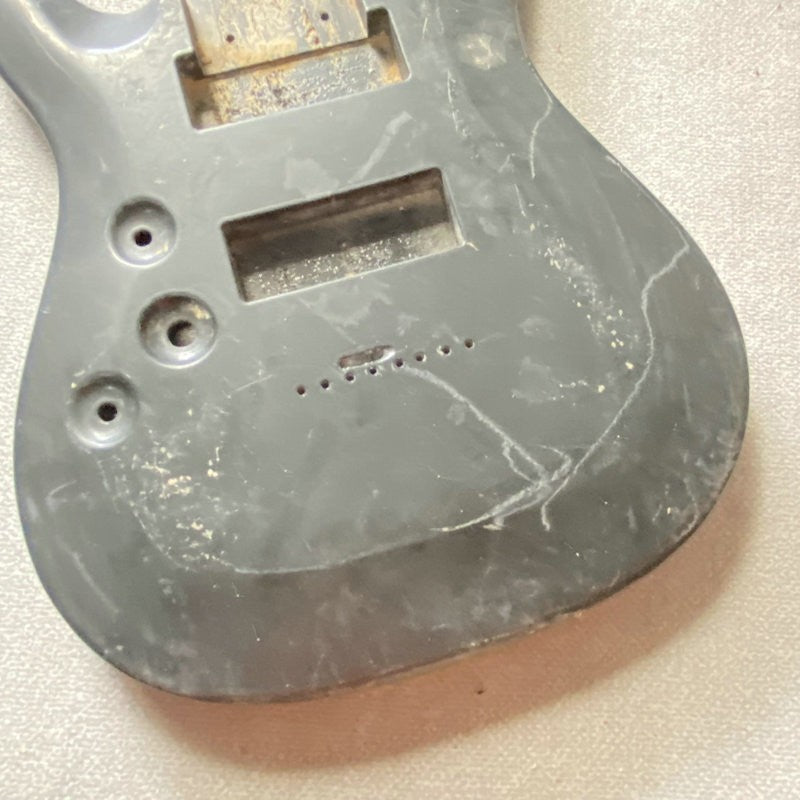 Black Left Handed 8 String Guitar Basswood Body