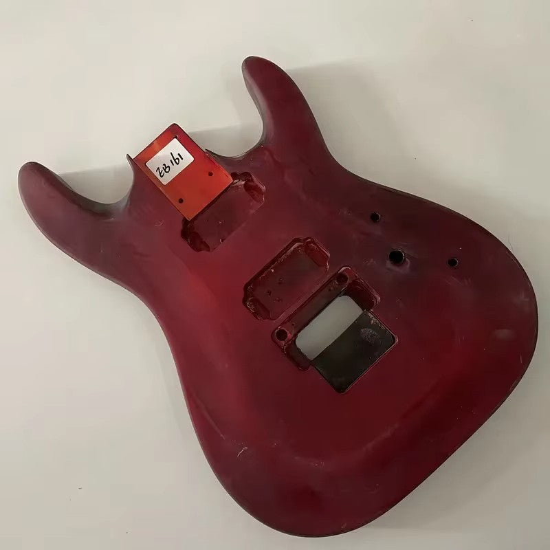 Red HH Double Cutaway Guitar Basswood Body