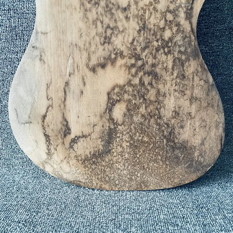 Burl Wood Top Basswood Raw Materiel Guitar Body DIY Project