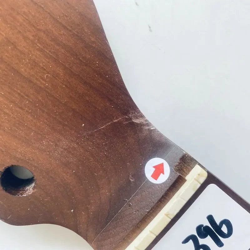 Dark Roasted Maple Wood Guitar Neck, 22 Frets Fingerboard