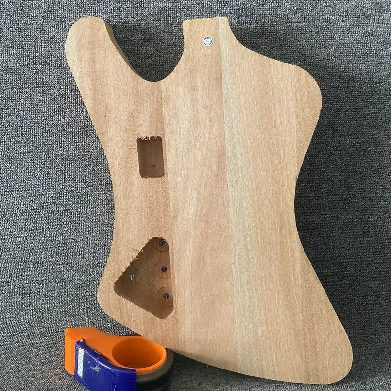 Unfinished Mahogany Wood 4 String Bass Body Fit Thunderbird Bass