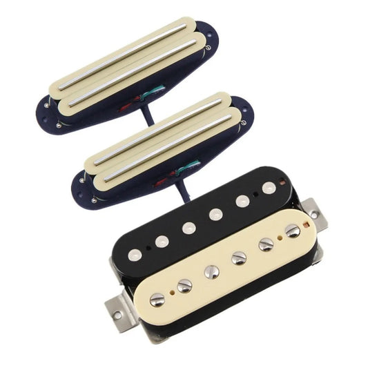 Zebra Alnico 5 Guitar Dual Blades Humbucker Pickups Fit Ibanez,Fender,