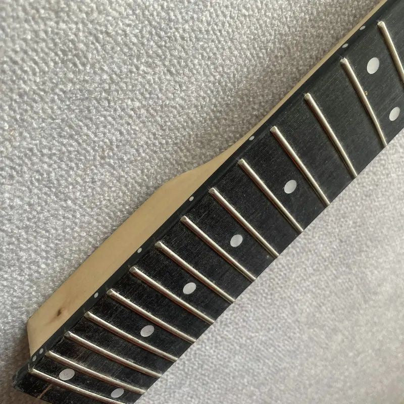 Black Maple Custom DIY Guitar Neck, Rosewood Fingerboard, 24 Frets