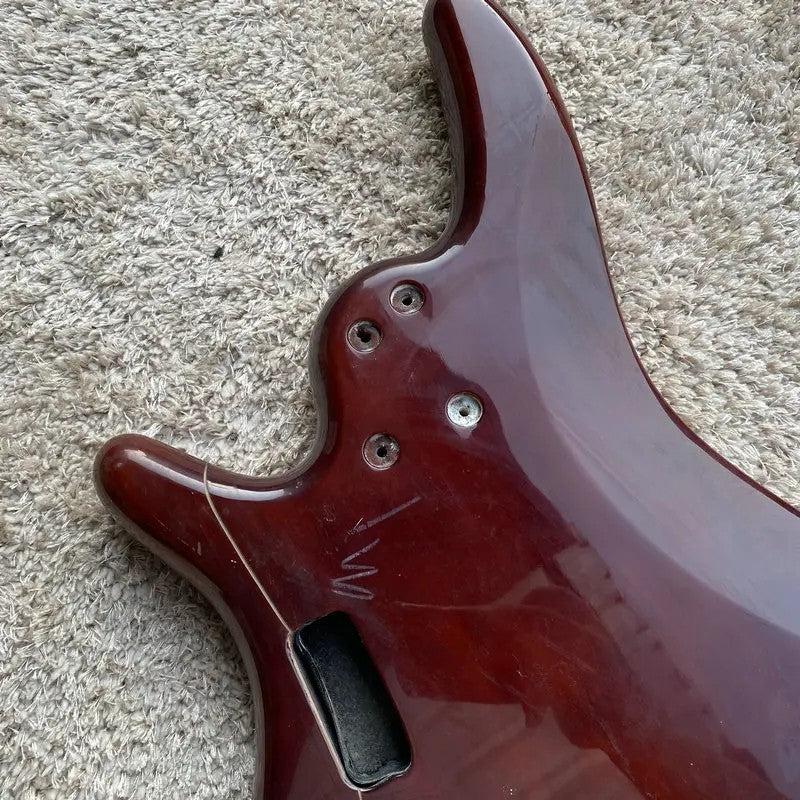 Solid Basswood 5 String Electric Bass Guitar Body DIY Project