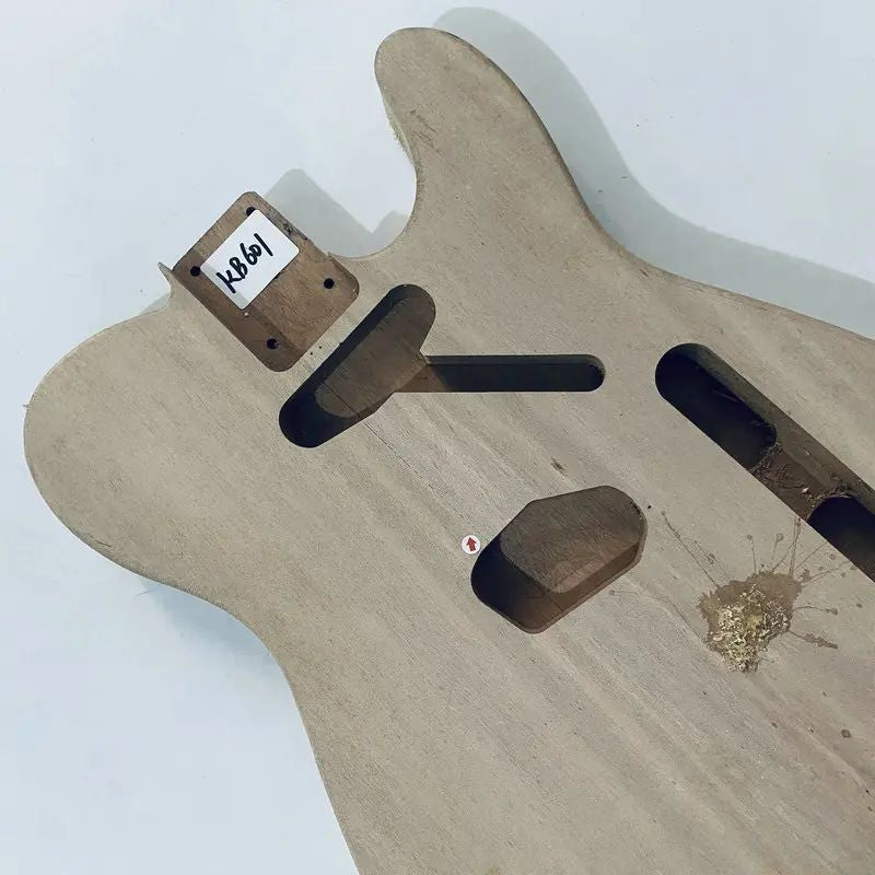 Unfinished Basswood DIY Project Guitar Single Cut Body Fit Telecaster