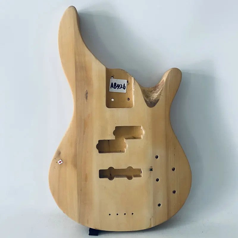 Solid Basswood 4 String Electric Bass Guitar Body
