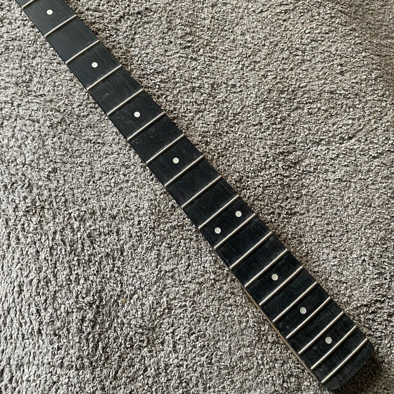 Black Maple Wood 4 String Bass Neck, Rosewood Fingerboard Fretboard