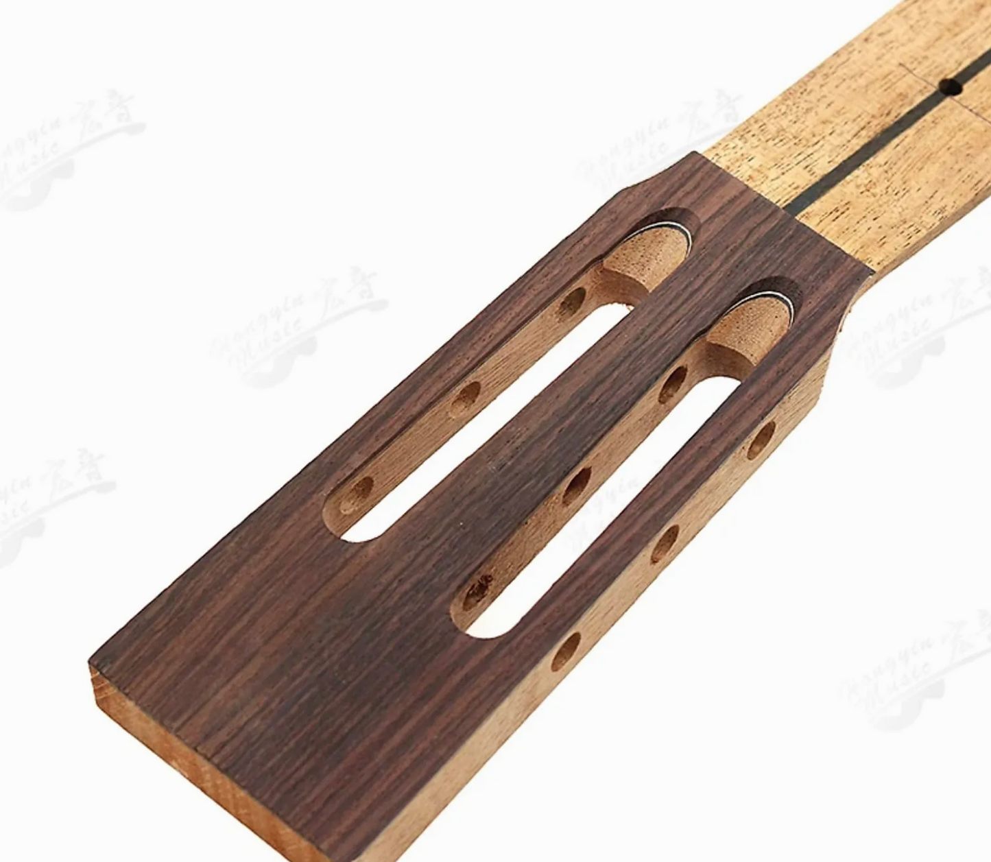 Mahogany Wood Classical Spanish Guitar Neck with Ebony Ribs