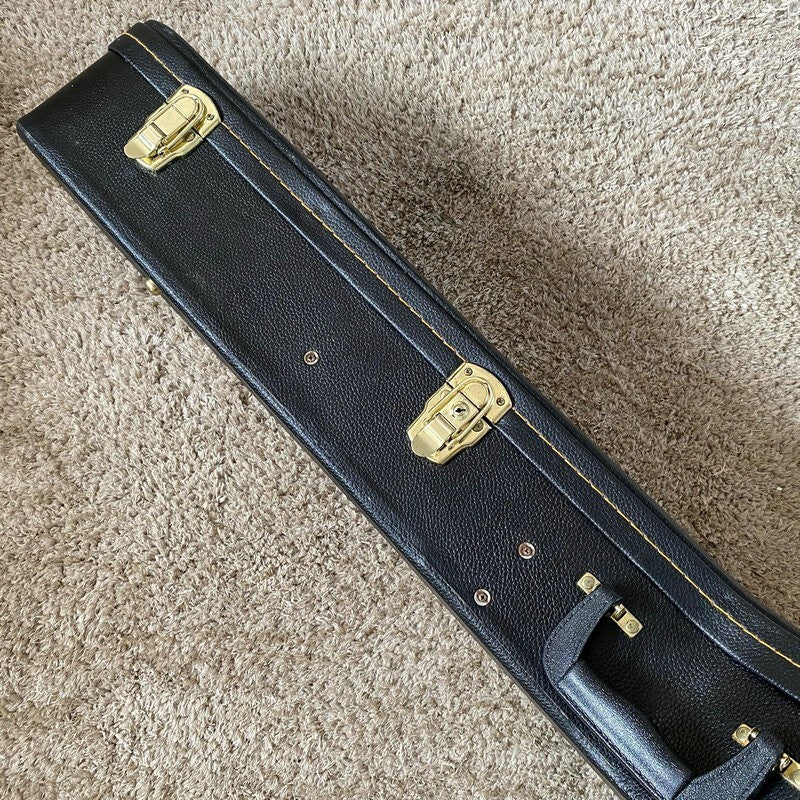 Black Banjo Leather Hard Case