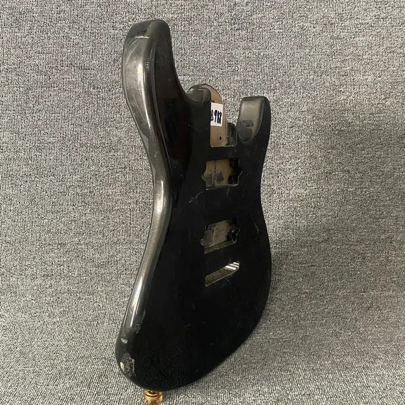 Gloss Black Basswood Guitar Solid Body DIY Project