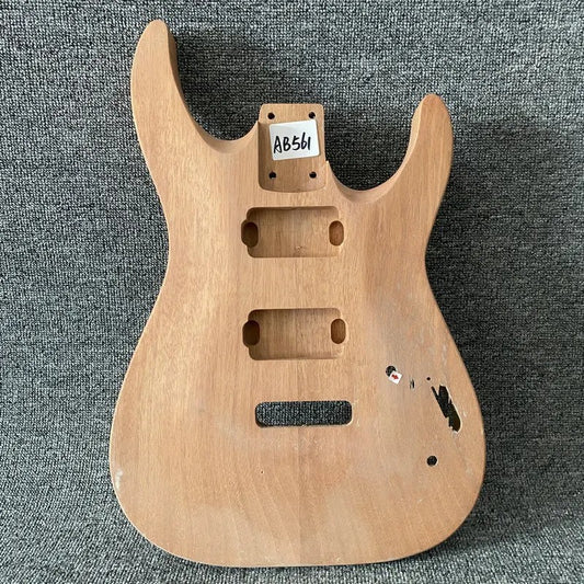 HH Mahogany Wood Guitar Double Cutaway Body