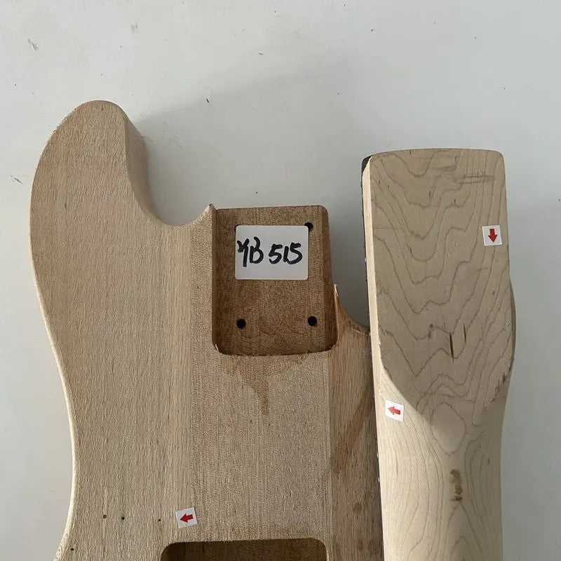 1 Set 4 String Bass Basswood Body with Maple Neck Fit Precision P Bass