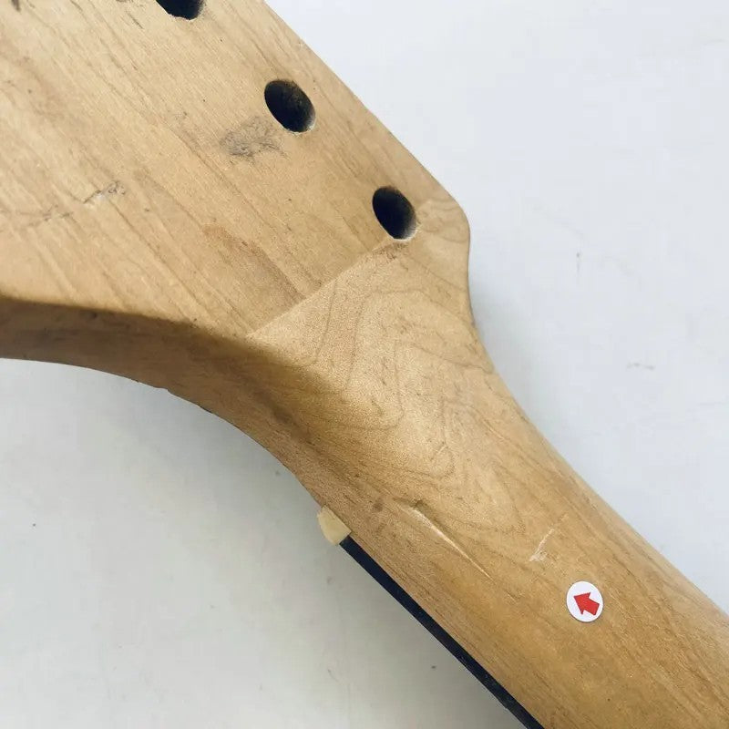 Black Electric Guitar DIY Project Maple Neck, Rosewood 24 Frets Finger