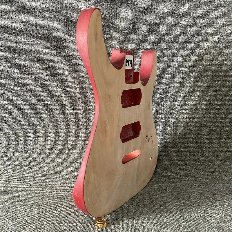 Red Basswood HH Guitar DIY Project Body