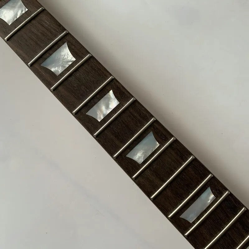 Red DIY Project Guitar Mahogany Body with Maple Neck, Rosewood Fingerb