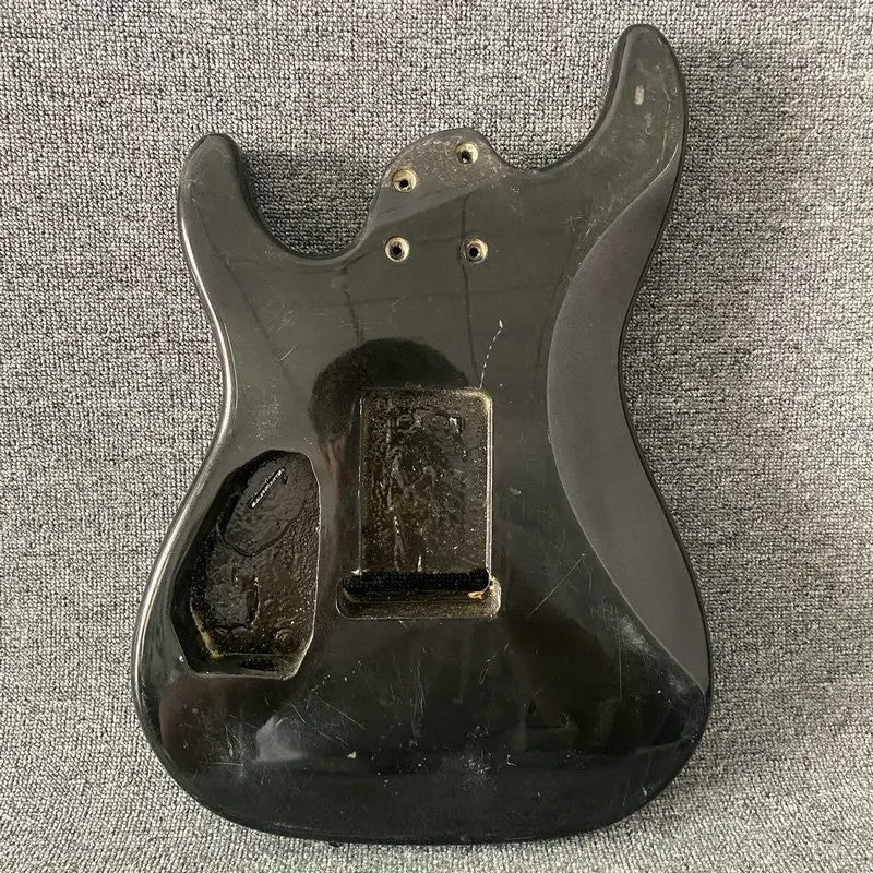 Gloss Black Basswood Guitar Solid Body DIY Project