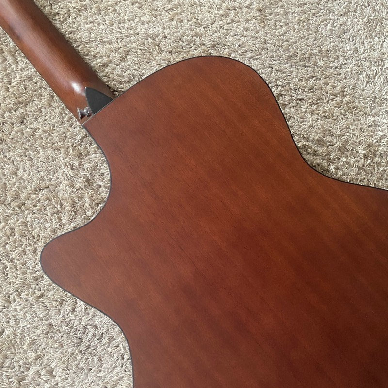 41 Inch Maple Top Acoustic Guitar, Mahogany Sides Body Rosewood Finger