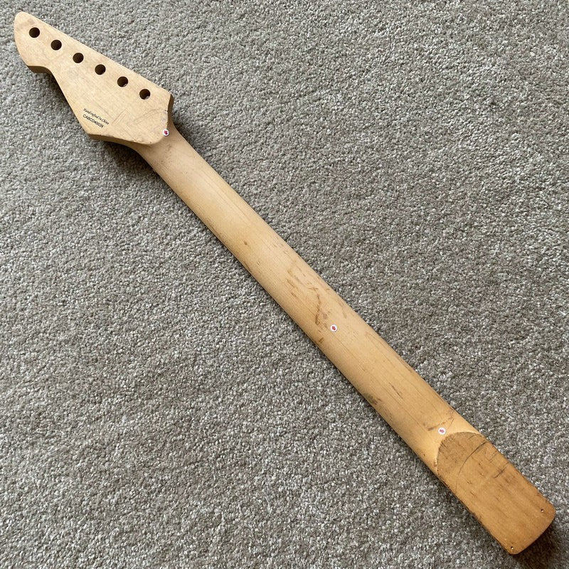 Maple Guitar Neck, 22 Frets Rosewood Fretboard