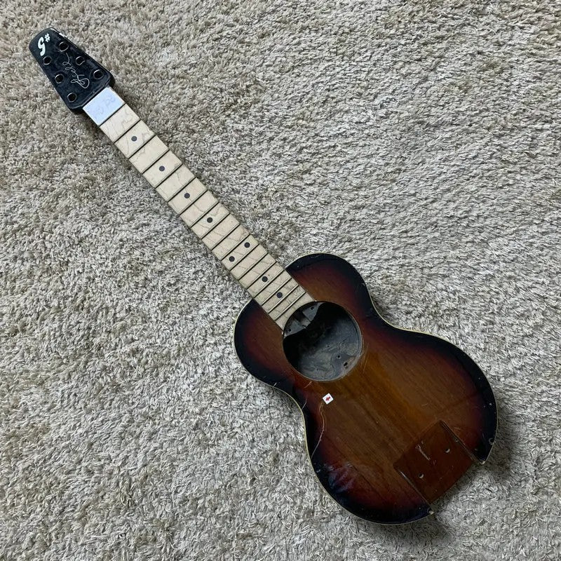 Tenor Travel Guitar Body with Maple Wood Neck
