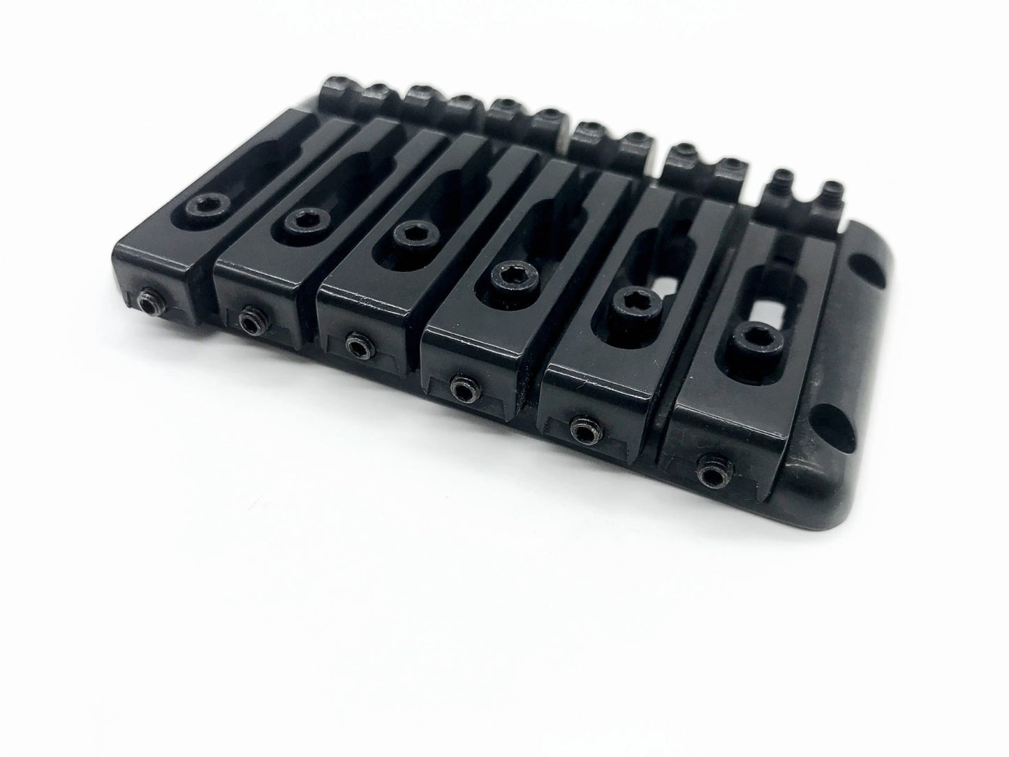 Black 6 String Bass Bridge Fit Schecter,Wahsburn,Peavey,Lakland,Ibanez