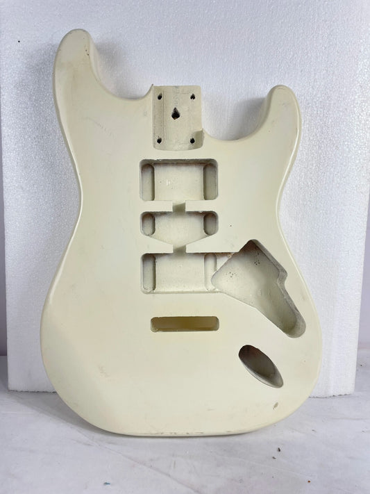 White Poplar Wood Guitar Body Fit Stratocaster Strat