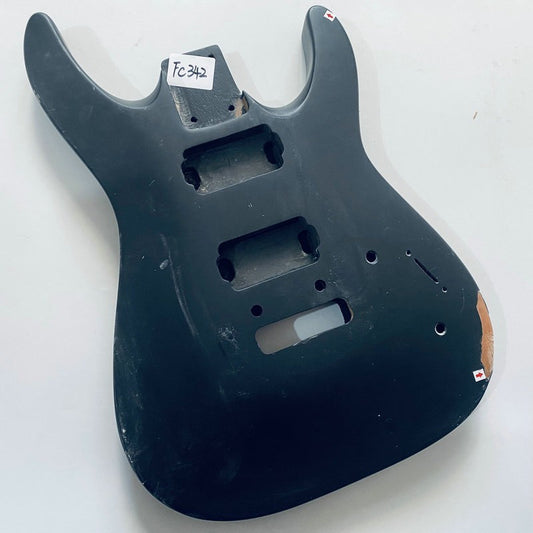 Matte Black HH Guitar Basswood Body DIY Project